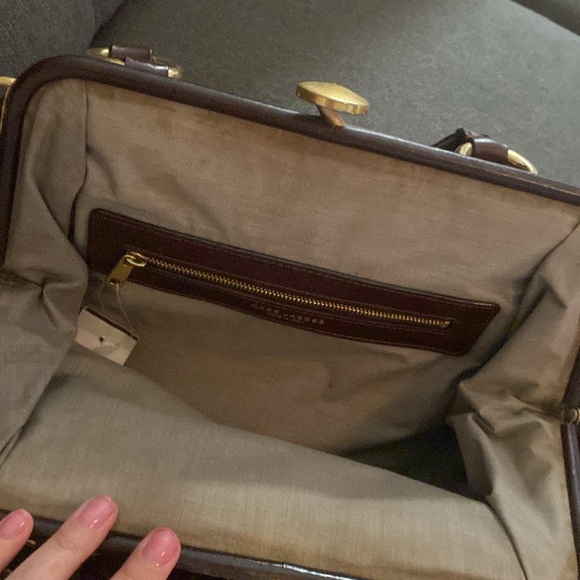 Marc Jacob’s brown leather quilted tote bag - Picture 8 of 12